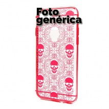 Carcasa Plexiglass Colección Skull Multiple Fucsia Samsung Galaxy S6 Moxie