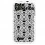 Carcasa  Blanca Colección Skull Multiple negro Iphone 6 Moxie