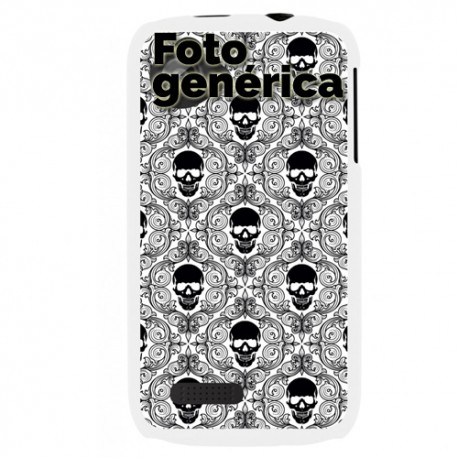 Carcasa  Blanca Colección Skull Multiple negro Iphone 6 Moxie