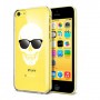 Carcasa Plexiglass Colección Skull Glass Iphone 5c Negro Moxie