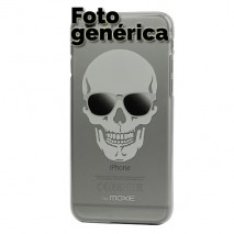 Carcasa Plexiglass Colección Skull Glass Iphone 5 Blanco Moxie