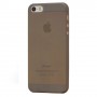 Funda tpu ultrafina Iphone 5 negro ahumado Moxie