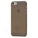 Funda tpu ultrafina Iphone 5 negro ahumado Moxie