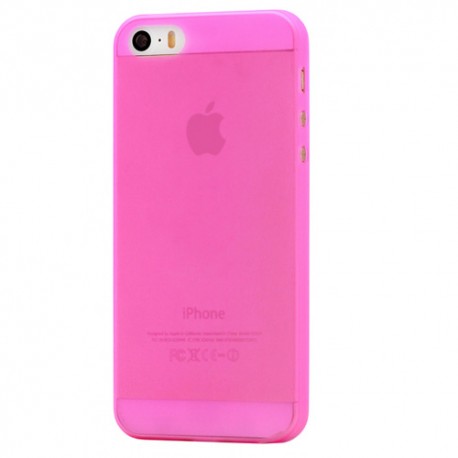Funda tpu ultrafina Iphone 5 rosa Moxie