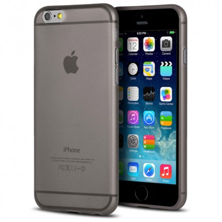 Funda tpu ultrafina Iphone 6 plus negro ahumado Moxie