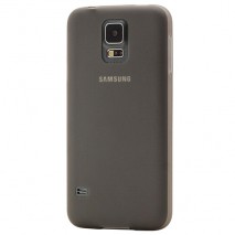 Funda tpu ultrafina Samsung galaxy S5 negro ahumado Moxie