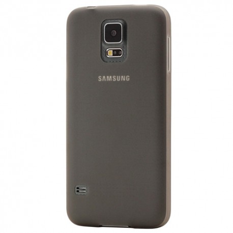 Funda tpu ultrafina Samsung galaxy S5 negro ahumado Moxie