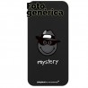 Carcasa Colección Smiley Mistery Samsung Galaxy S6 Negro Moxie
