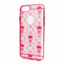 Carcasa plexiglass Skull multiple Iphone 6 Moxie fucsia
