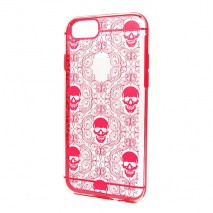 Carcasa plexiglass Skull multiple Iphone 6 Moxie fucsia