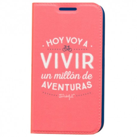 Funda tipo libro Mr Wonderful Samsung G530 Grand Prime vivir