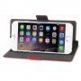 Funda tipo libro rotativa universal hasta 5" roja