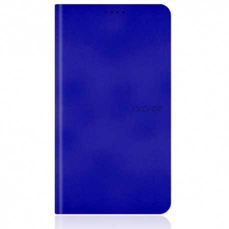 Funda Samsung Galaxy Note 3 Slim diary de piel azul con tapa trasera