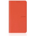 Funda Samsung Galaxy Note 3 Slim diary de piel naranja con tapa trasera