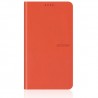 Funda Samsung Galaxy Note 3 Slim diary de piel naranja con tapa trasera