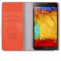 Funda Samsung Galaxy Note 3 Slim diary de piel naranja con tapa trasera
