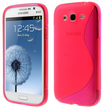 Funda trasera tpu Samsung Galaxy Grand I9082 / I9080 / I9060 / I9062 rosa fucsia