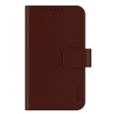 Funda Samsung Galaxy S4 pocket diary de piel marron con cierre,