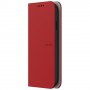 Funda Samsung Galaxy S4 modelo Smart wallet de piel granate con carcasa negra,  con bolsillos para t
