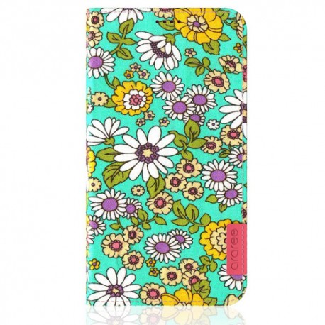 Funda Samsung Galaxy S5 G900 Blossom diary mint con tapa trasera