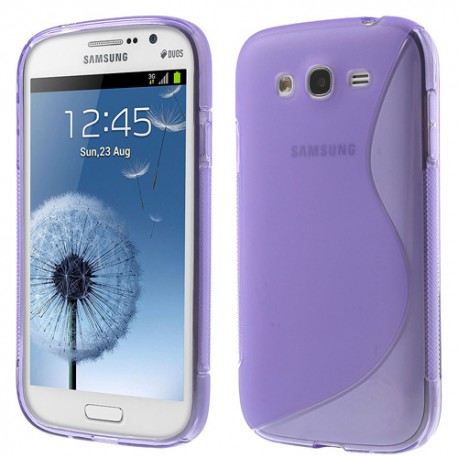 Funda trasera tpu Samsung Galaxy Grand I9082 / I9080 / I9060 / I9062 purpura