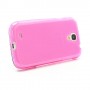Funda tpu tipo libro Samsung Galaxy S4 I9500/I9505 rosa transparente