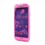 Funda tpu tipo libro Samsung Galaxy S4 I9500/I9505 rosa transparente