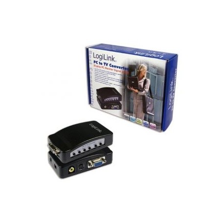 CONVERTIDOR SEÑAL LOGILINK PC A TV