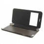 Funda tipo libro con ventana iPhone 6 plus 5,5 negra