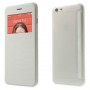Funda tipo libro con ventana iPhone 6 plus 5,5 blanca