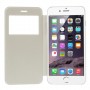 Funda tipo libro con ventana iPhone 6 plus 5,5 blanca