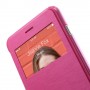Funda tipo libro con ventana iPhone 6 plus 5,5 rosa