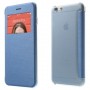 Funda tipo libro con ventana iPhone 6 plus 5,5 azul