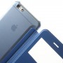 Funda tipo libro con ventana iPhone 6 plus 5,5 azul