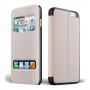 Funda tipo libro con ventana iPhone 6 plus 5,5 gris