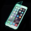 Funda tpu tipo libro iPhone 6 Plus verde