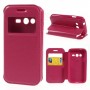 Funda tipo libro con ventana Samsung Galaxy  Ace NXT G313H fucsia