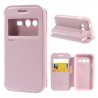 Funda tipo libro con ventana Samsung Galaxy  Ace NXT G313H rosa