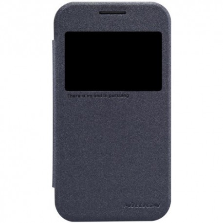 Funda tipo libro con ventana Samsung Galaxy Core Prime G360 negra