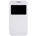 Funda tipo libro con ventana Samsung Galaxy Core Prime G360 blanca