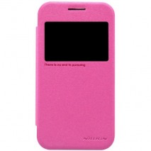Funda tipo libro con ventana Samsung Galaxy Core Prime G360 roja