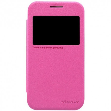 Funda tipo libro con ventana Samsung Galaxy Core Prime G360 roja