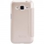 Funda tipo libro con ventana Samsung Galaxy Core Prime G360 oro