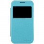 Funda tipo libro con ventana Samsung Galaxy Core Prime G360 azul