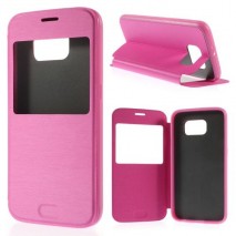 Funda tipo libro Samsung S6 G920M rosa