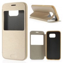Funda tipo libro Samsung S6 G920M oro