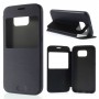 Funda tipo libro Samsung S6 G920M azul oscuro