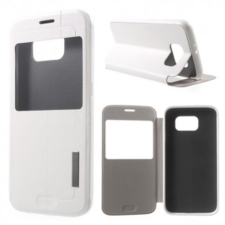 Funda tipo libro Samsung Galaxy S6 G920 blanca