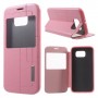 Funda tipo libro Samsung Galaxy S6 G920 rosa