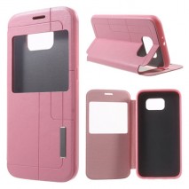 Funda tipo libro Samsung Galaxy S6 G920 rosa